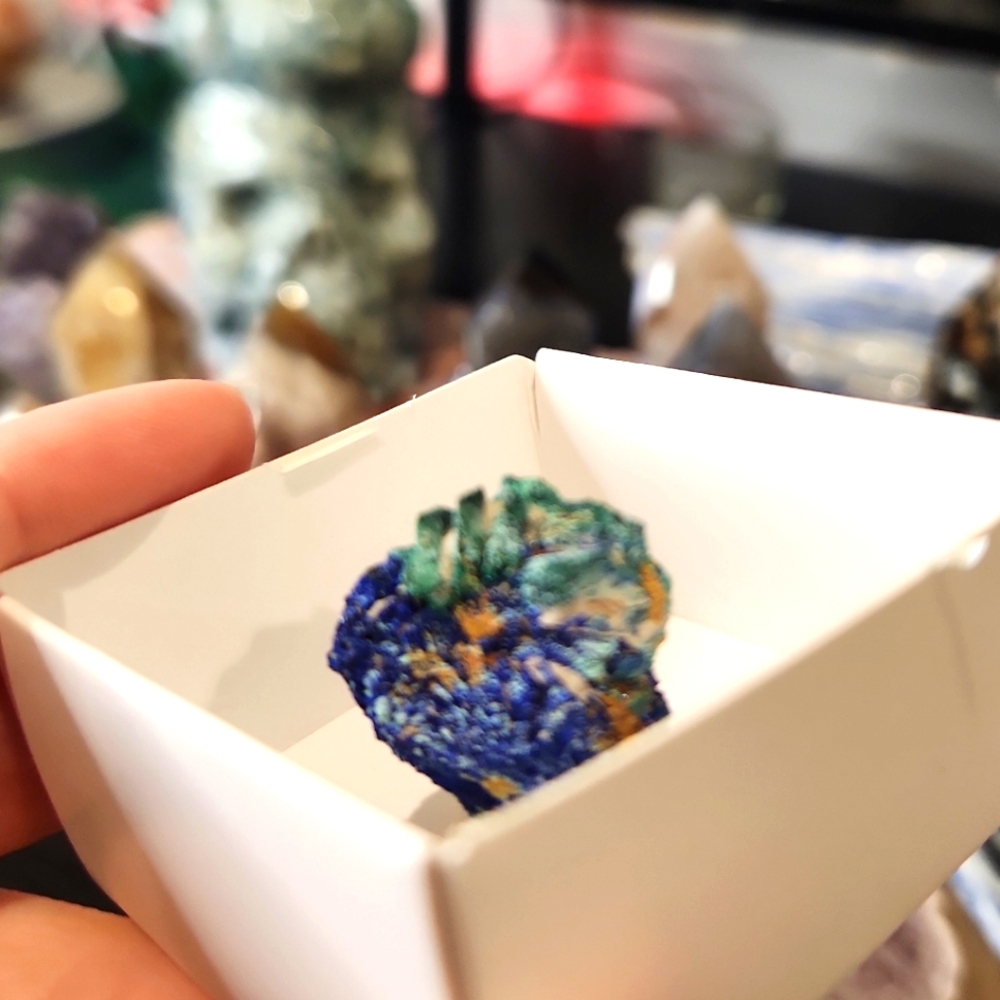 Azurite and Malachite  raw